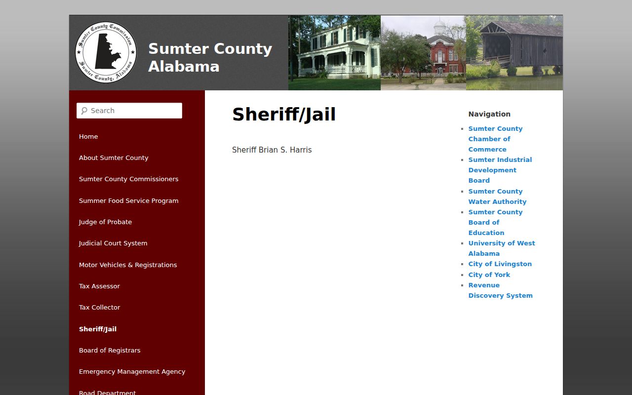 Sumter County arrest records Sheriff and jail source